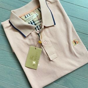 Mens new peach color XL polo shirt
